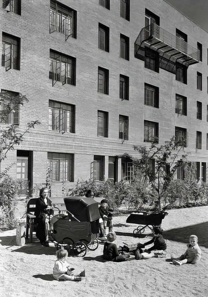 Hillside Housing Inc., Boston Post Road, Bronx, 1935.