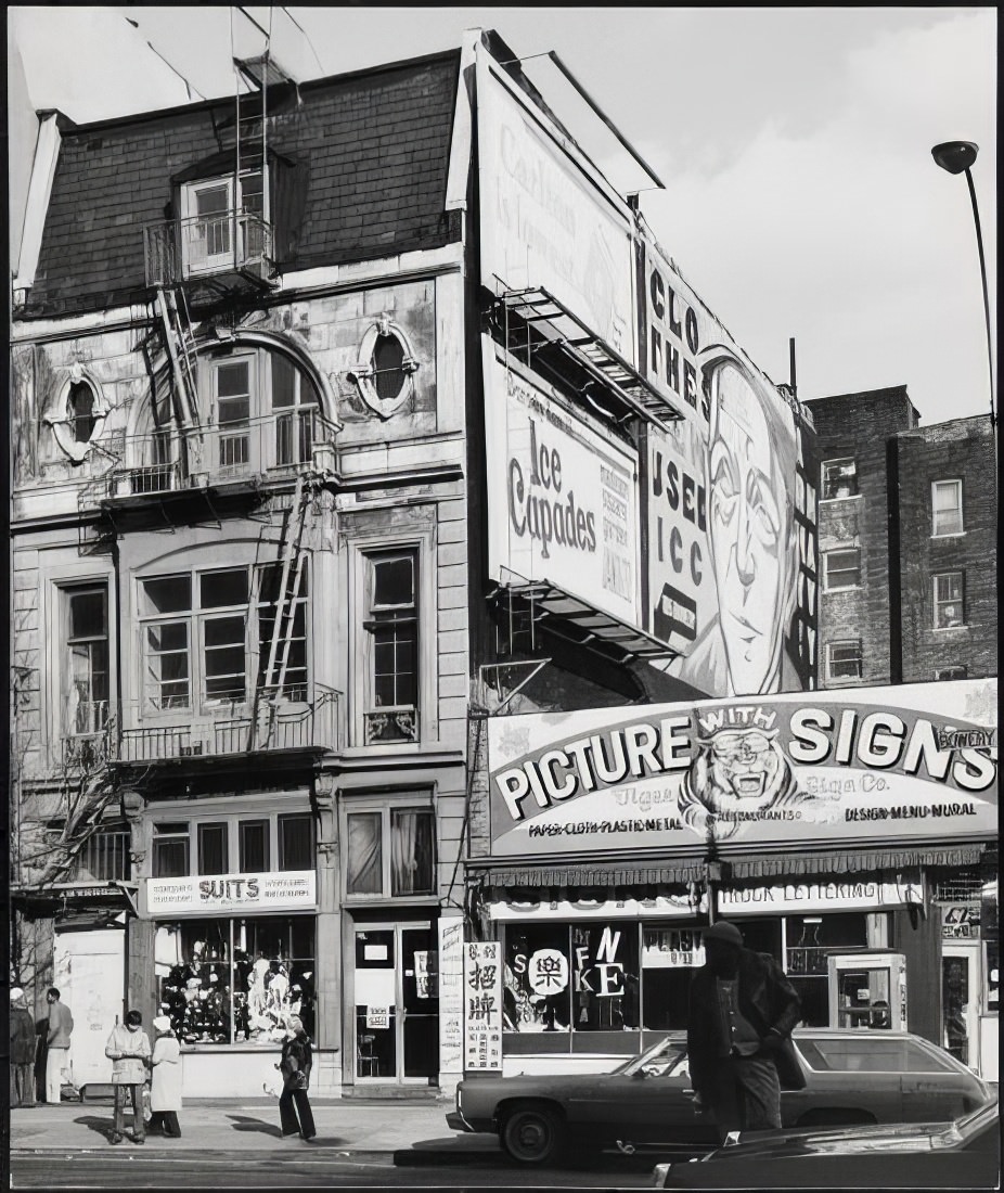 183 and 185 Bowery, 1977.