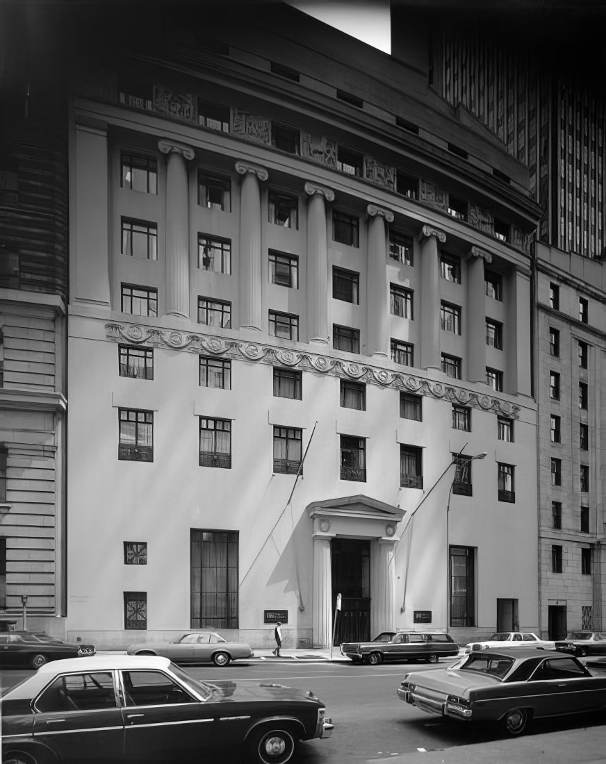 Bank of America International at 37-41 Broad Street, 1978.