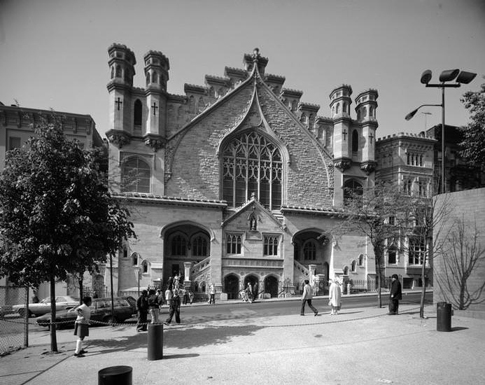 Church of Our Lady of Good Counsel at 230 East 90th Street, 1975.