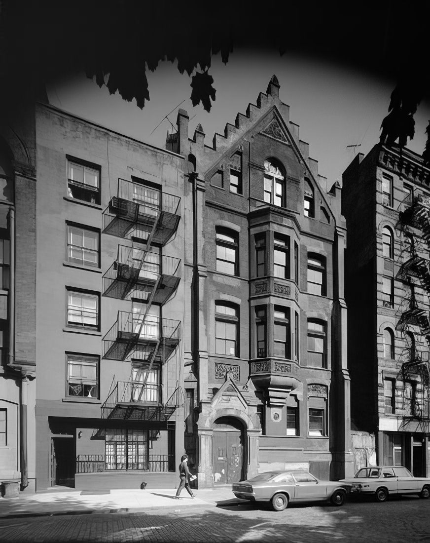 256-258 Mott Street, 1977.