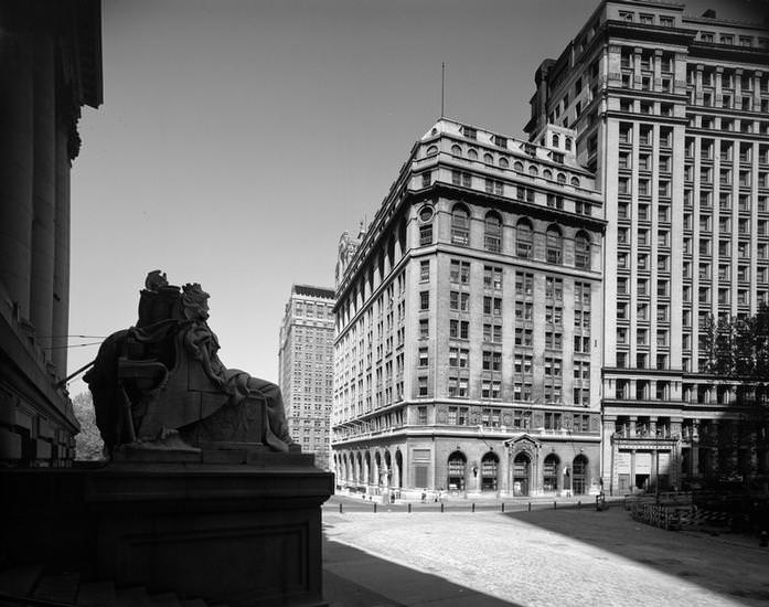 "Europe" sculpture at the Alexander Hamilton U.S. Custom House, 1978.