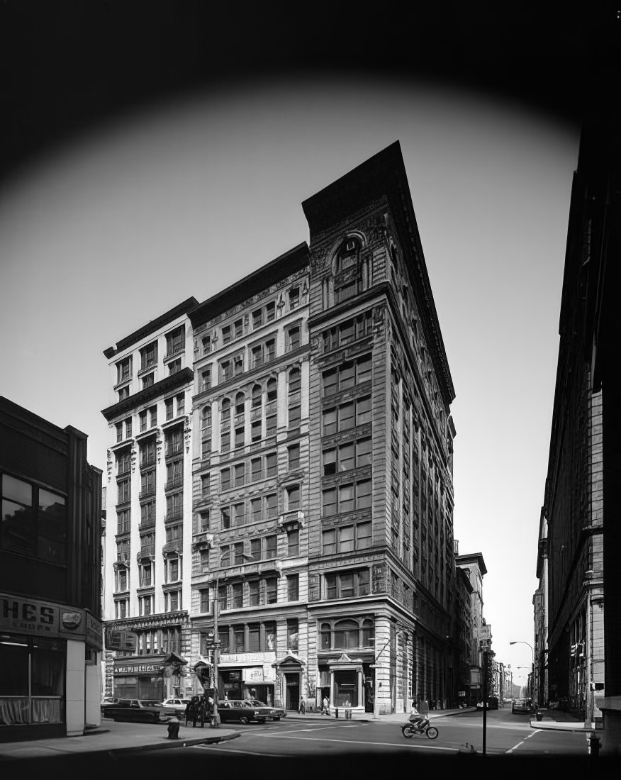 Spring Street and Broadway, 1975.