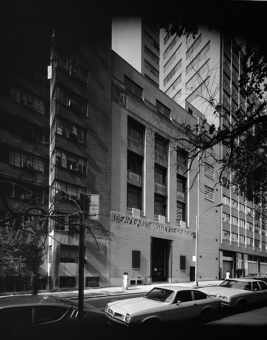 Beaux Arts Institute of Design building at 304 East 44th Street, 1971.