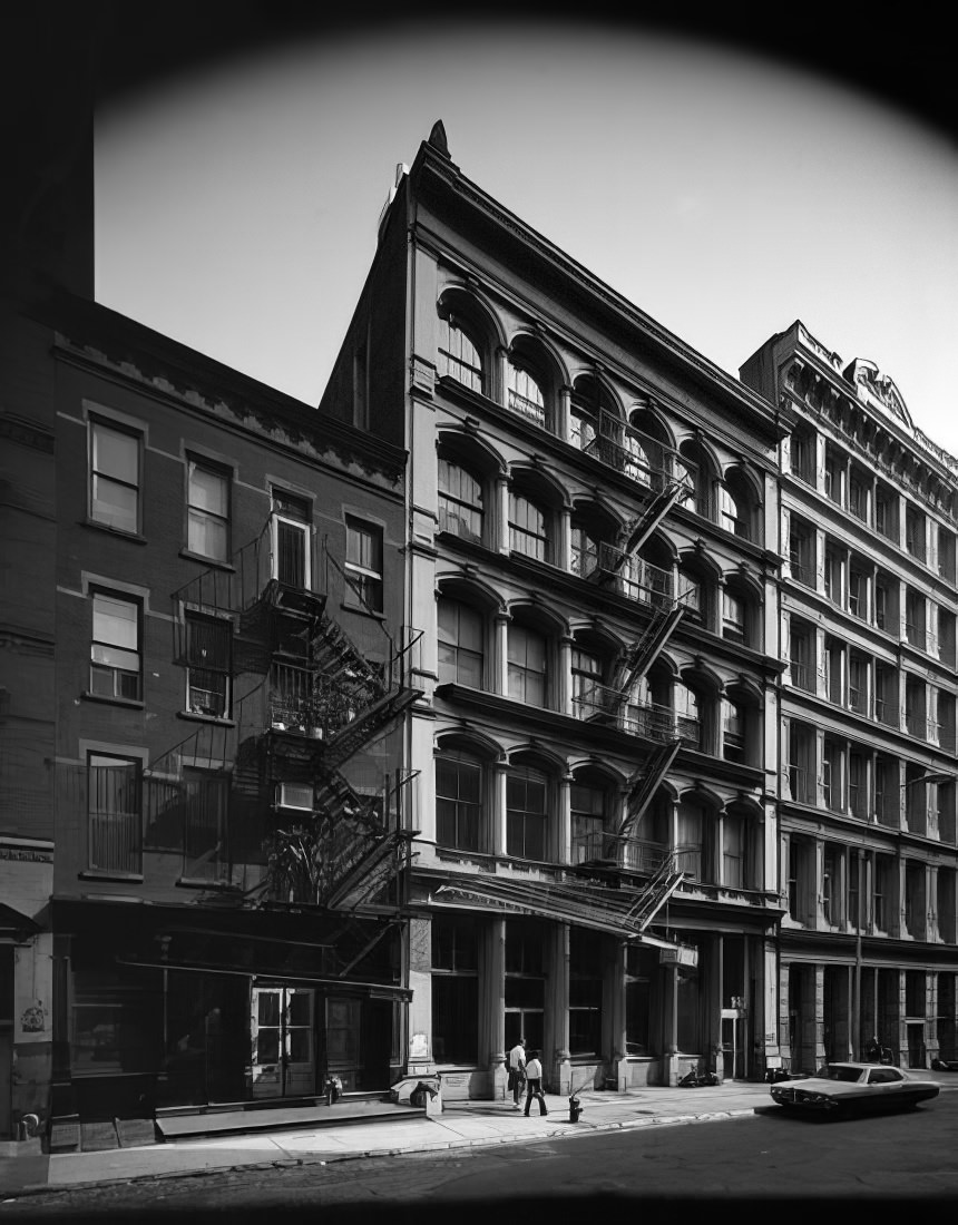 146 and 142 Greene Street, 1978.