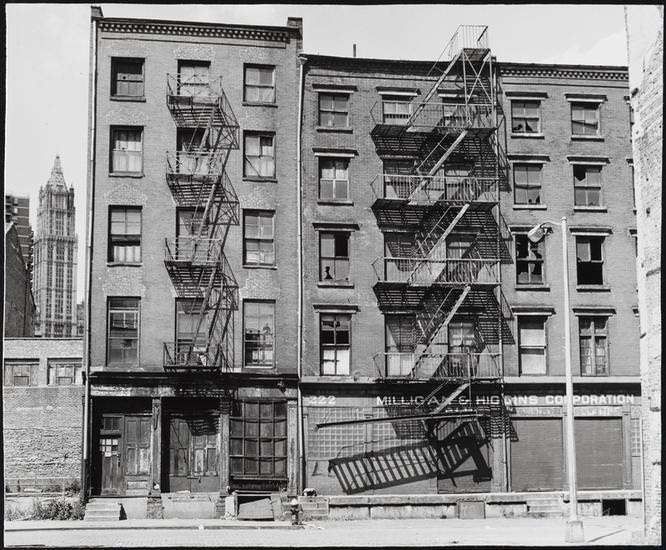 220 Front Street and Milligan & Higgins Corporation at 222 Front Street, 1973.