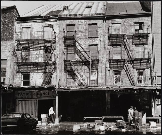 Fish wholesalers on South Street, 1975.