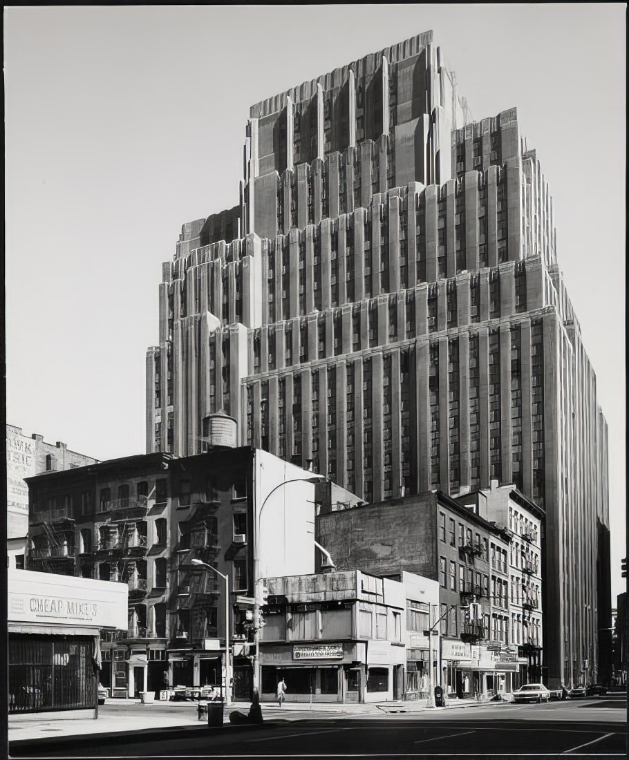 West Broadway and Duane Street, 1978.