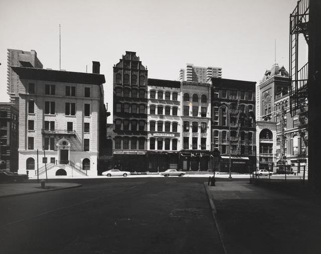 67, 71, 73, 75, 77-79, and 81 Hudson Street, 1978.