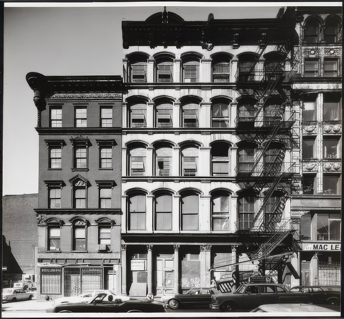 430, 428, 426, and 424 Broome Street, 1978.