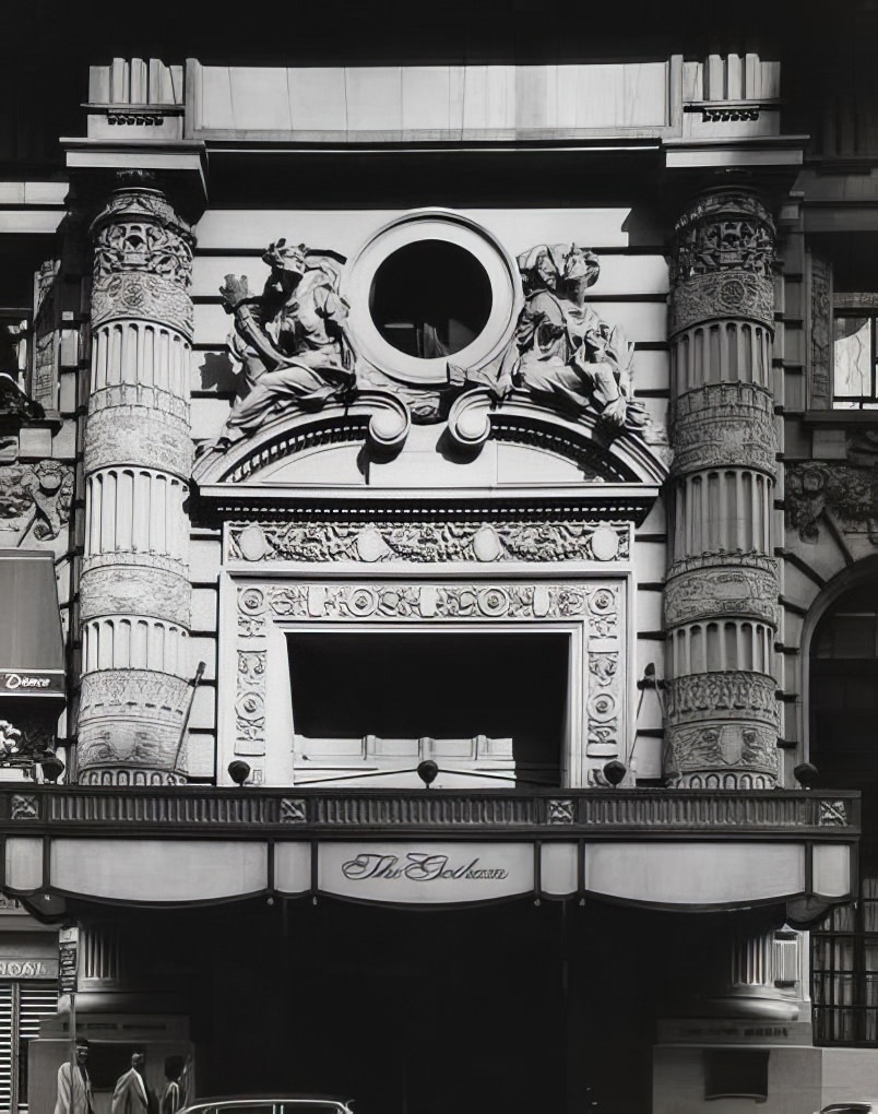 The Gotham Hotel at 700 Fifth Avenue, 1971.