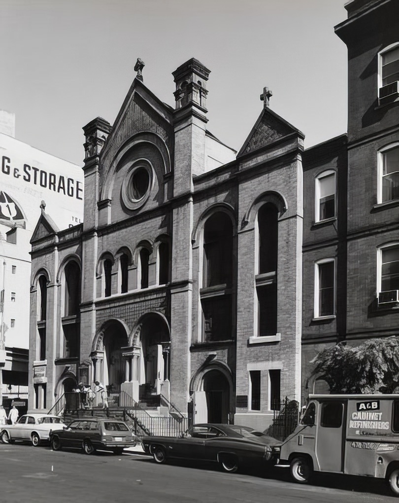 Our Lady of Perpetual Help Church at 321 East 61st Street, 1973.