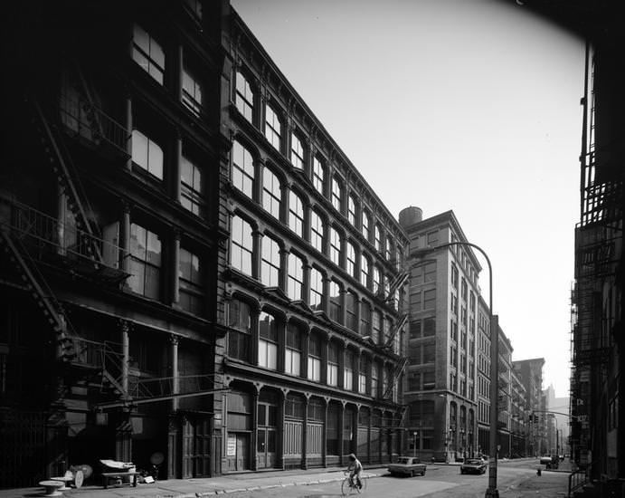 Spring and Mercer Streets, 1974.