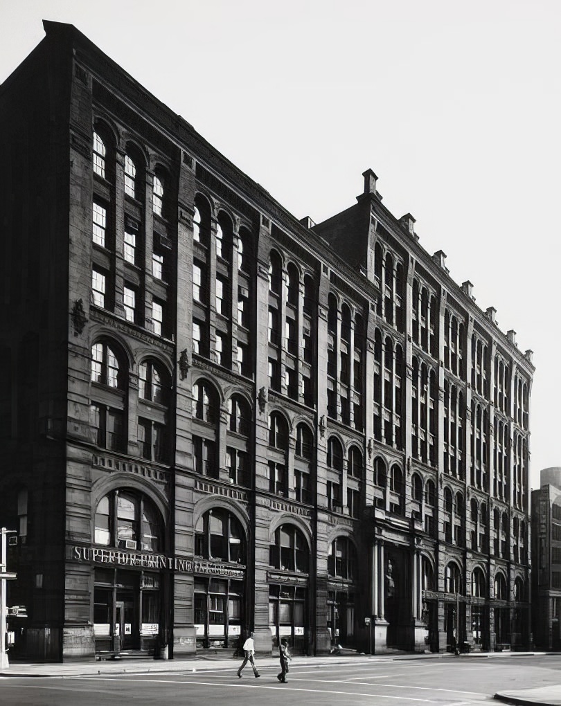 Superior Printing Ink Co. in the Puck Building, 1978