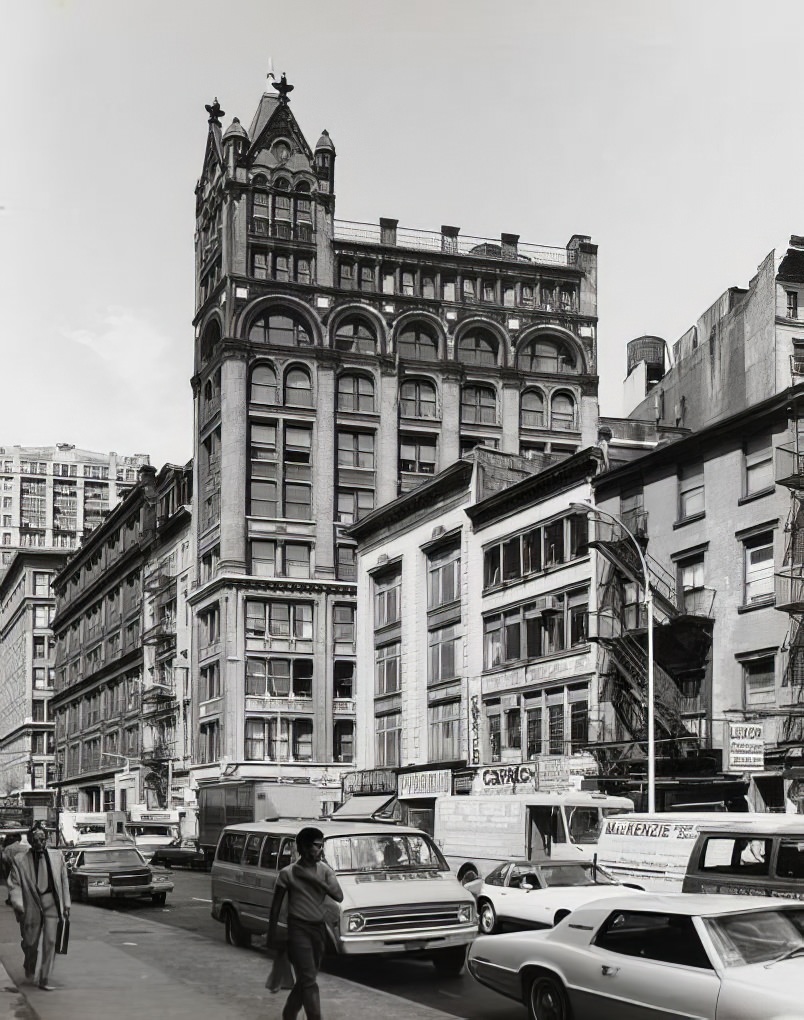 Broadway between 18th and 19th Streets, looking north, 1974