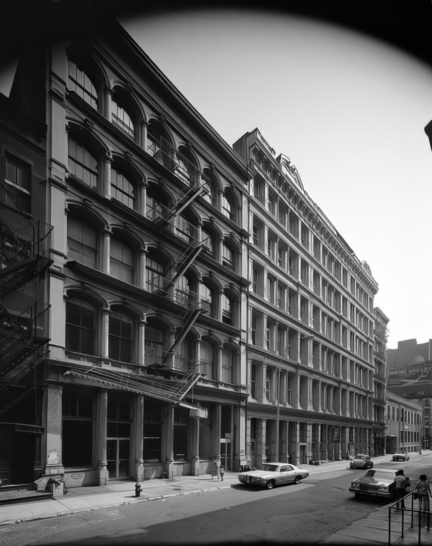 142 and 132-140 Greene Street, 1978.