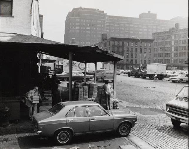 Ninth Avenue from West 13th Street, looking north, 1973