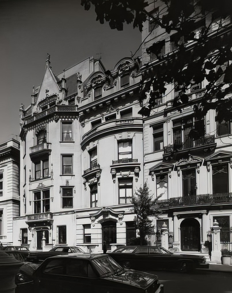 3, 5, and 7 East 78th Street, 1973