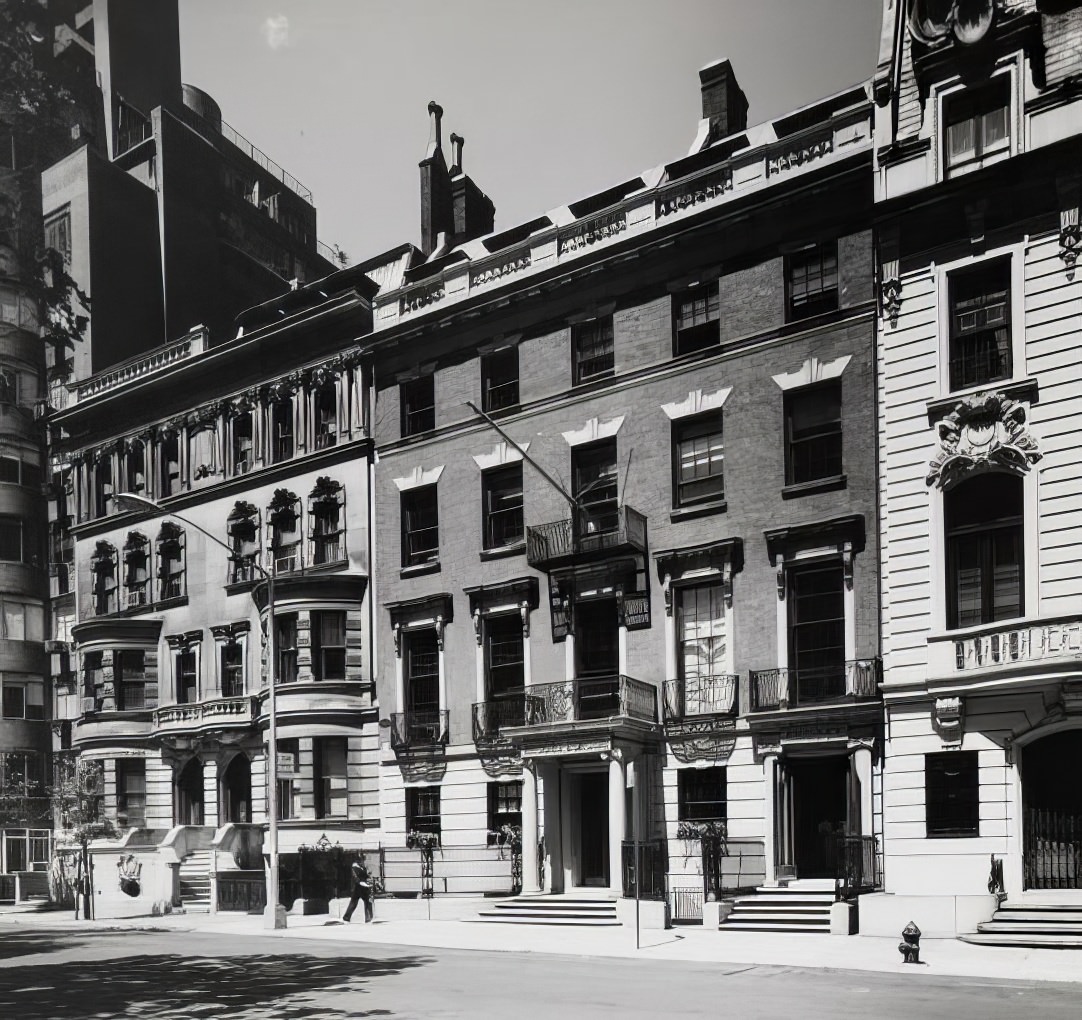 Museum of Primitive Art, 13-15 West 54th Street, Rhodes School, 9-11 West 54th Street, and 7 West 54th Street, 1971