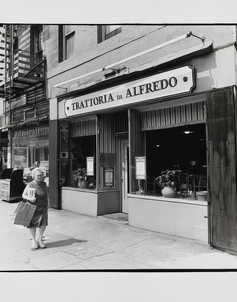 Trattoria da Alfredo, 581 Hudson Street, 1973