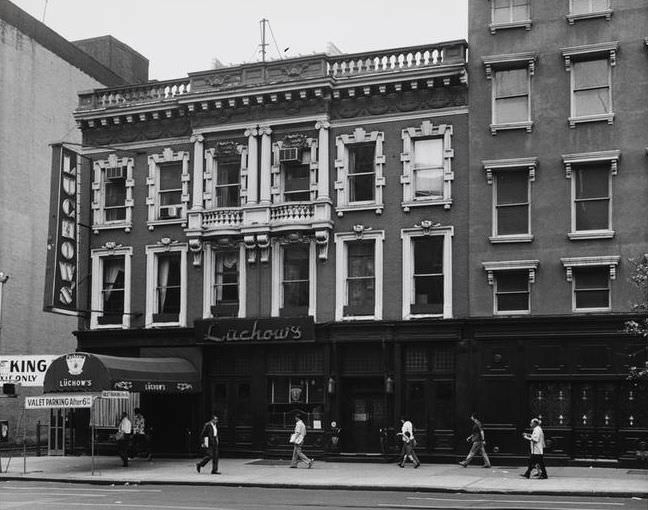 Lüchow's, 110-112 East 14th Street, 1975