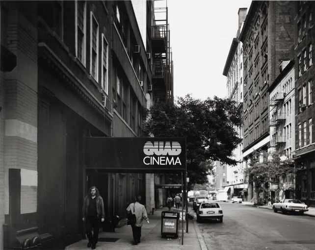 Quad Cinema, 34 West 13th Street, 1975