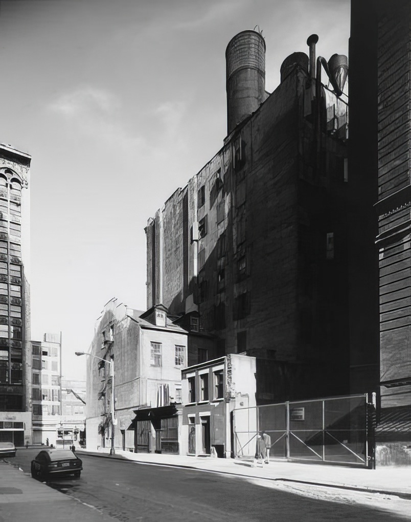 Crosby Street between Bleecker and Houston Streets, looking north, 1975