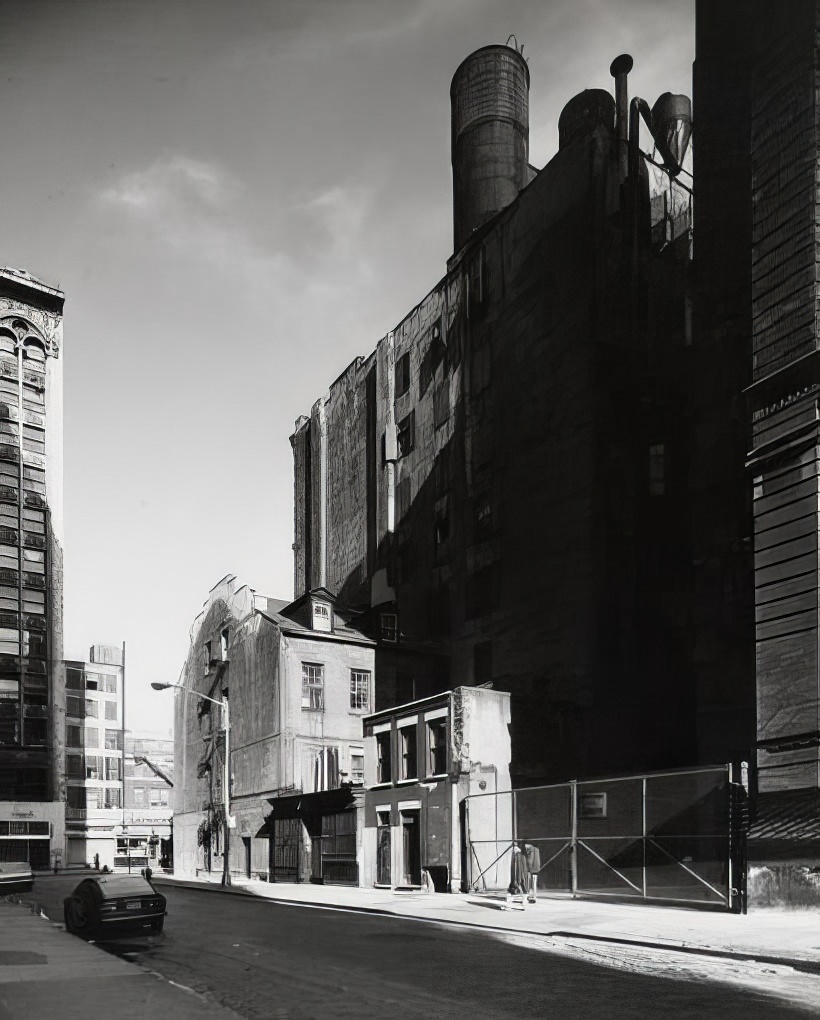 Crosby Street between Bleecker and Houston Streets, looking north, 1975