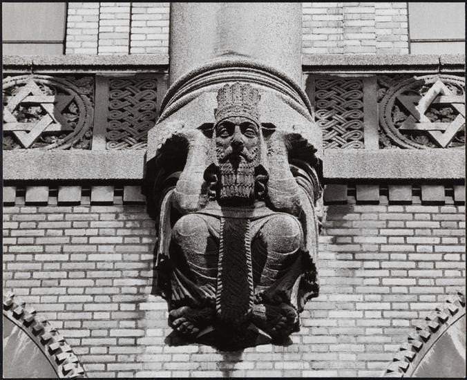 Architectural detail of 253 West 73rd Street, 1973