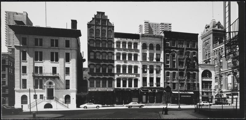 67, 71, 73, 75, 77-79, and 81 Hudson Street, 1978