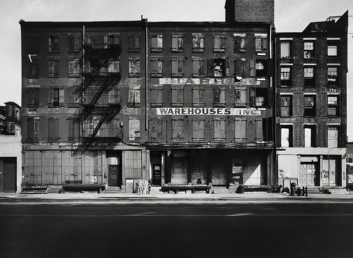 Old warehouses at 246, 248, and 250 South Street, 1971