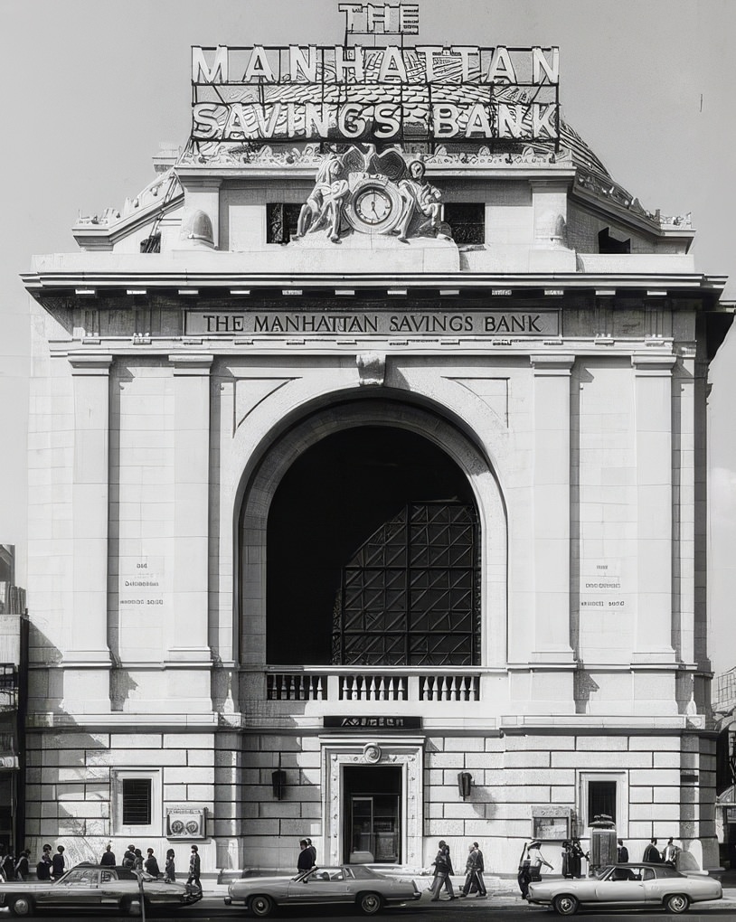 The Manhattan Savings Bank, 58 Bowery, 1977