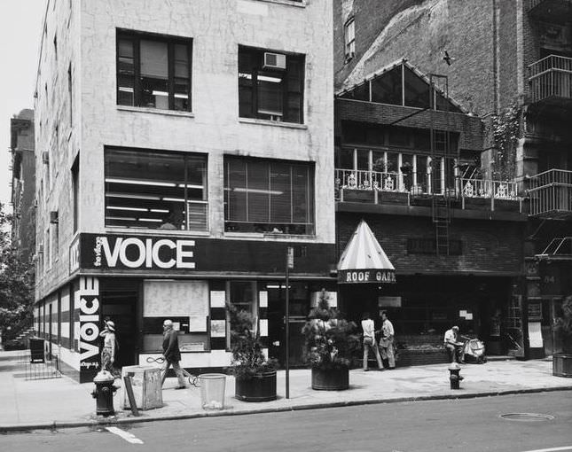 The Village Voice and Cedar Tavern, 1975