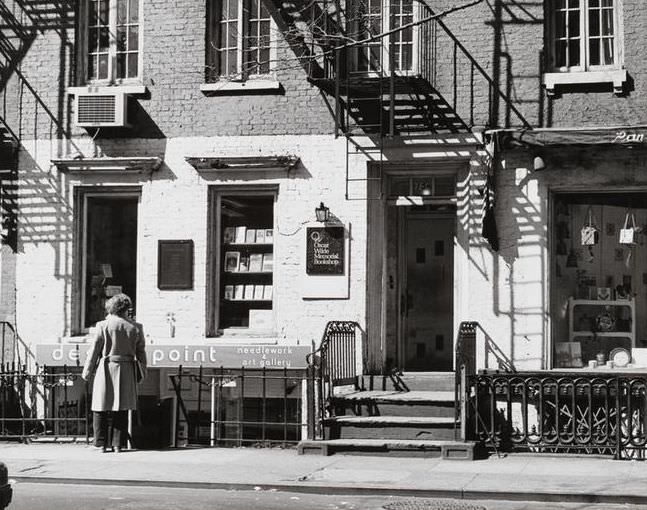 Oscar Wilde Memorial Bookshop, 15 Christopher Street, 1975