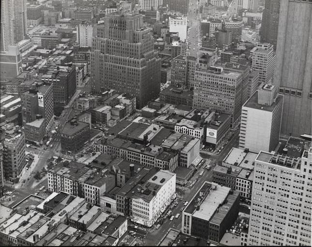 Aerial view of TriBeCa, 1973