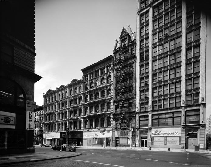 Broadway and Bond Street, 1973.