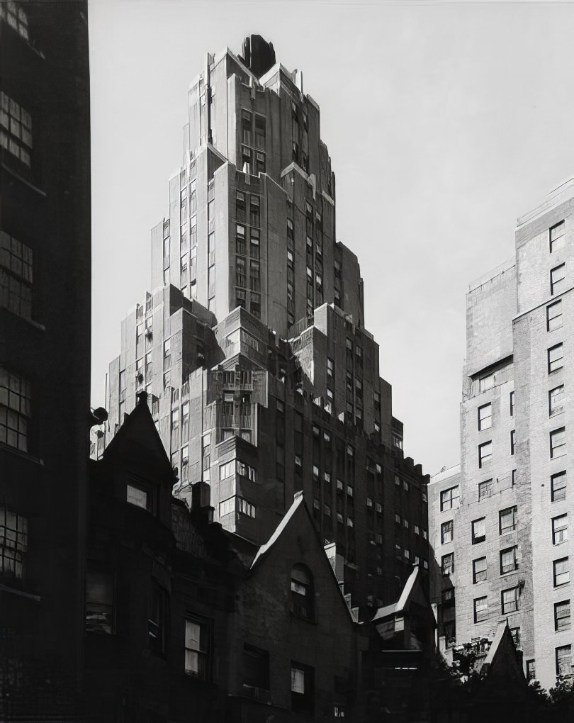 Top of the Master Building, 310-312 Riverside Drive, 1971