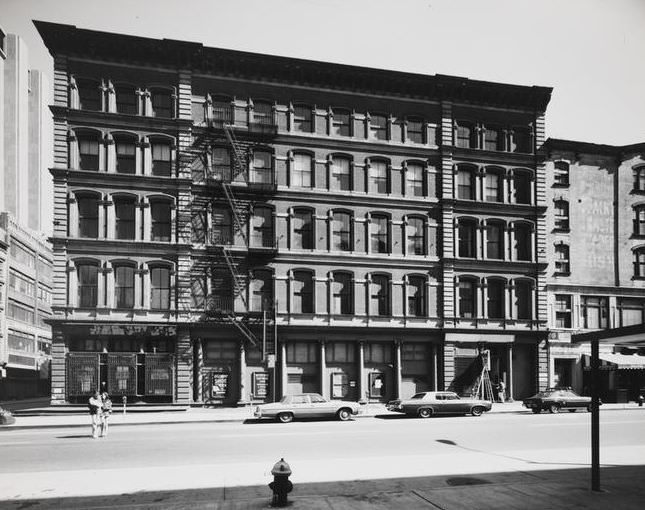 West Broadway between Duane and Reade Streets, 1975