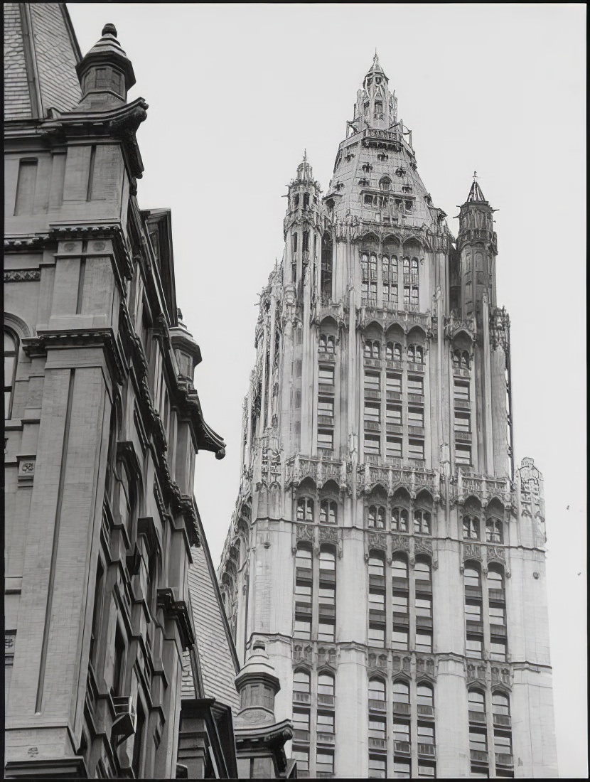 Top of the Woolworth Building, 1971