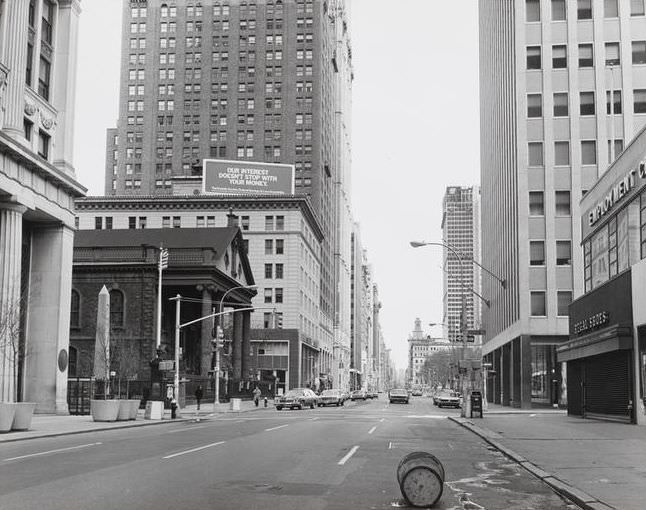 Broadway and Fulton Street, 1975