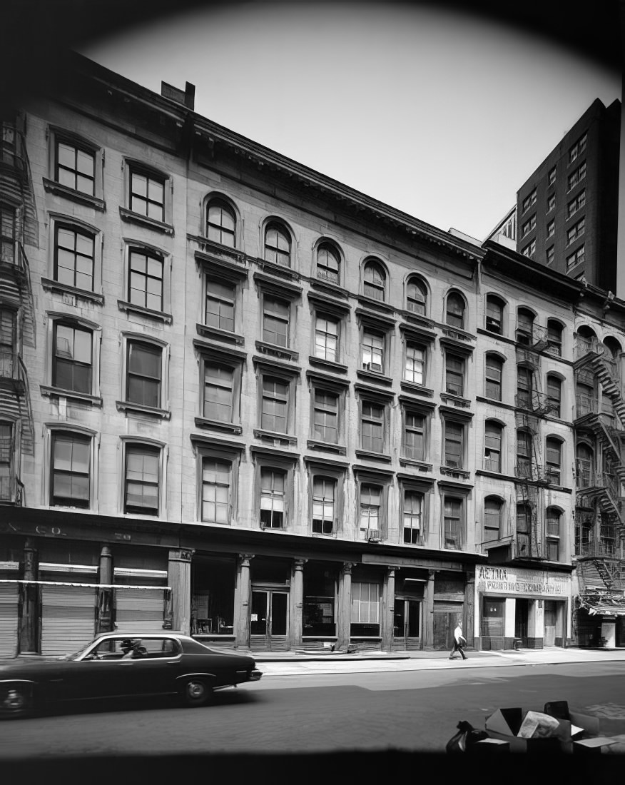 Mercer Rubber Company at 68-66 Reade Street, 1971.