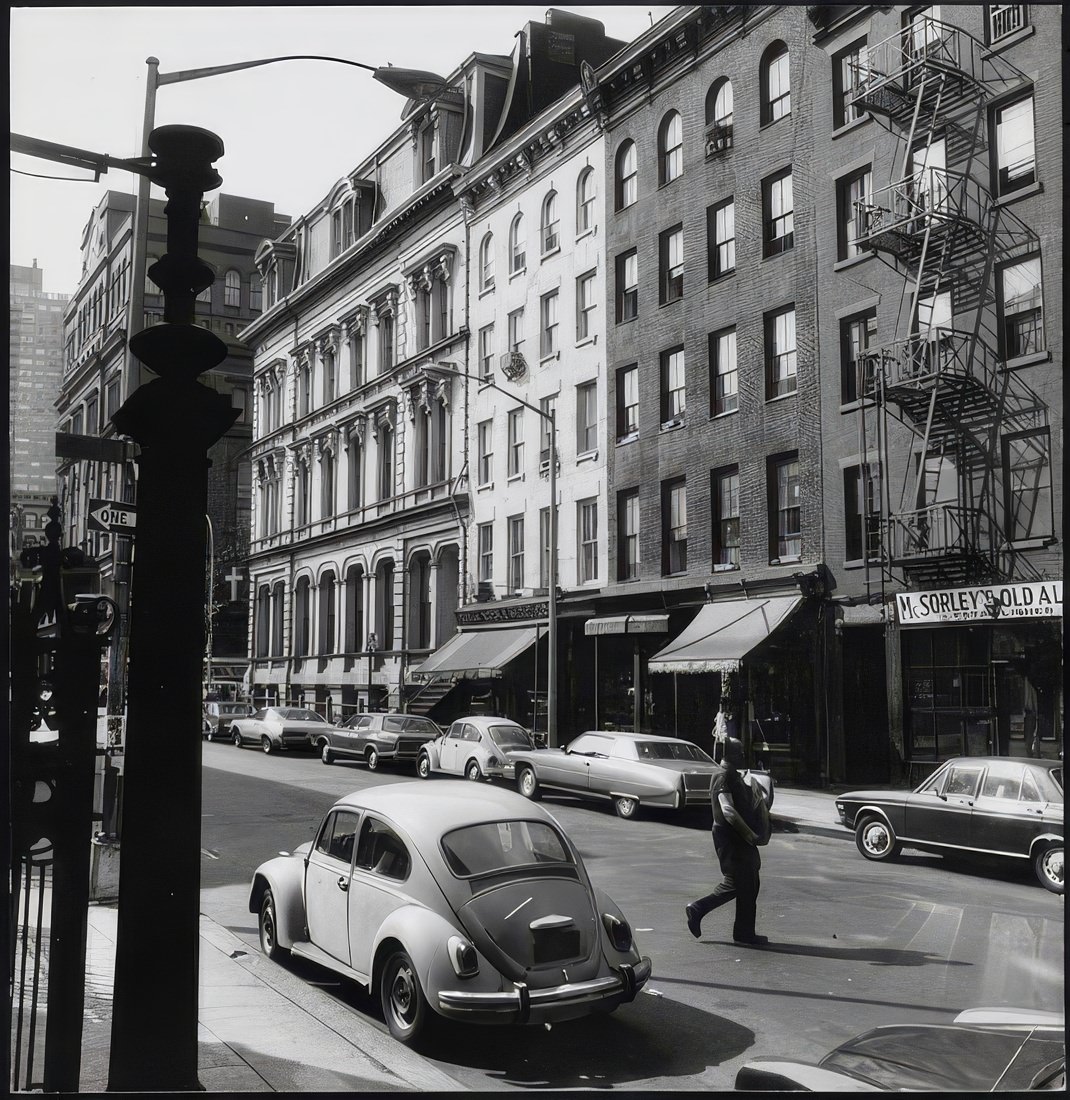 East 7th Street and Hall Place, 1975