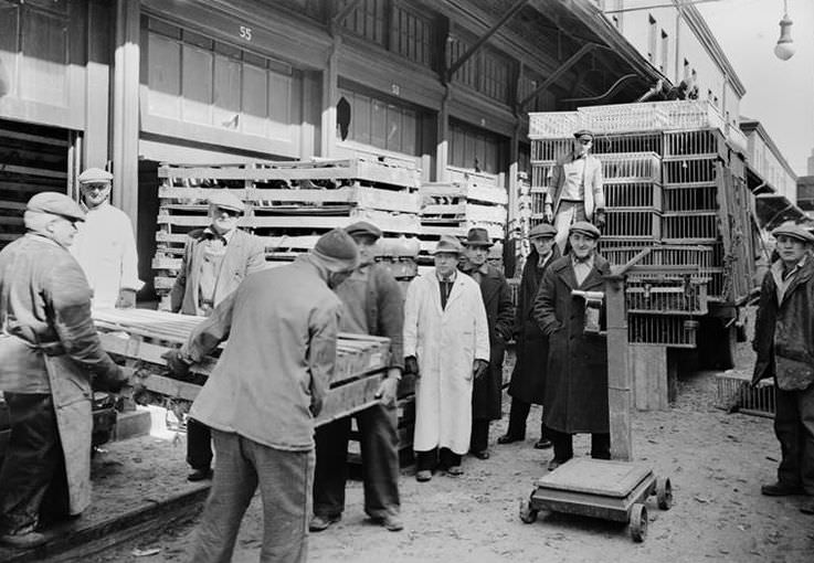 West Washington Market: Poultry 3, 1938.