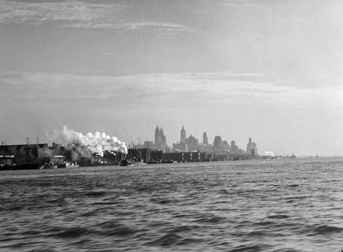 Manhattan Waterfront, 1935.