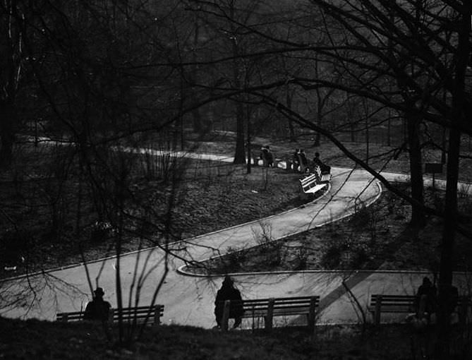 Central Park, 1935.