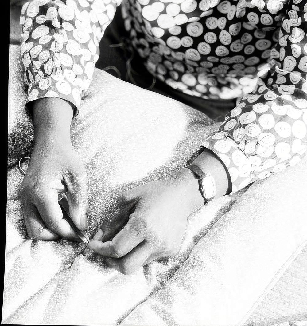 Finishing the Quilt, 1937.