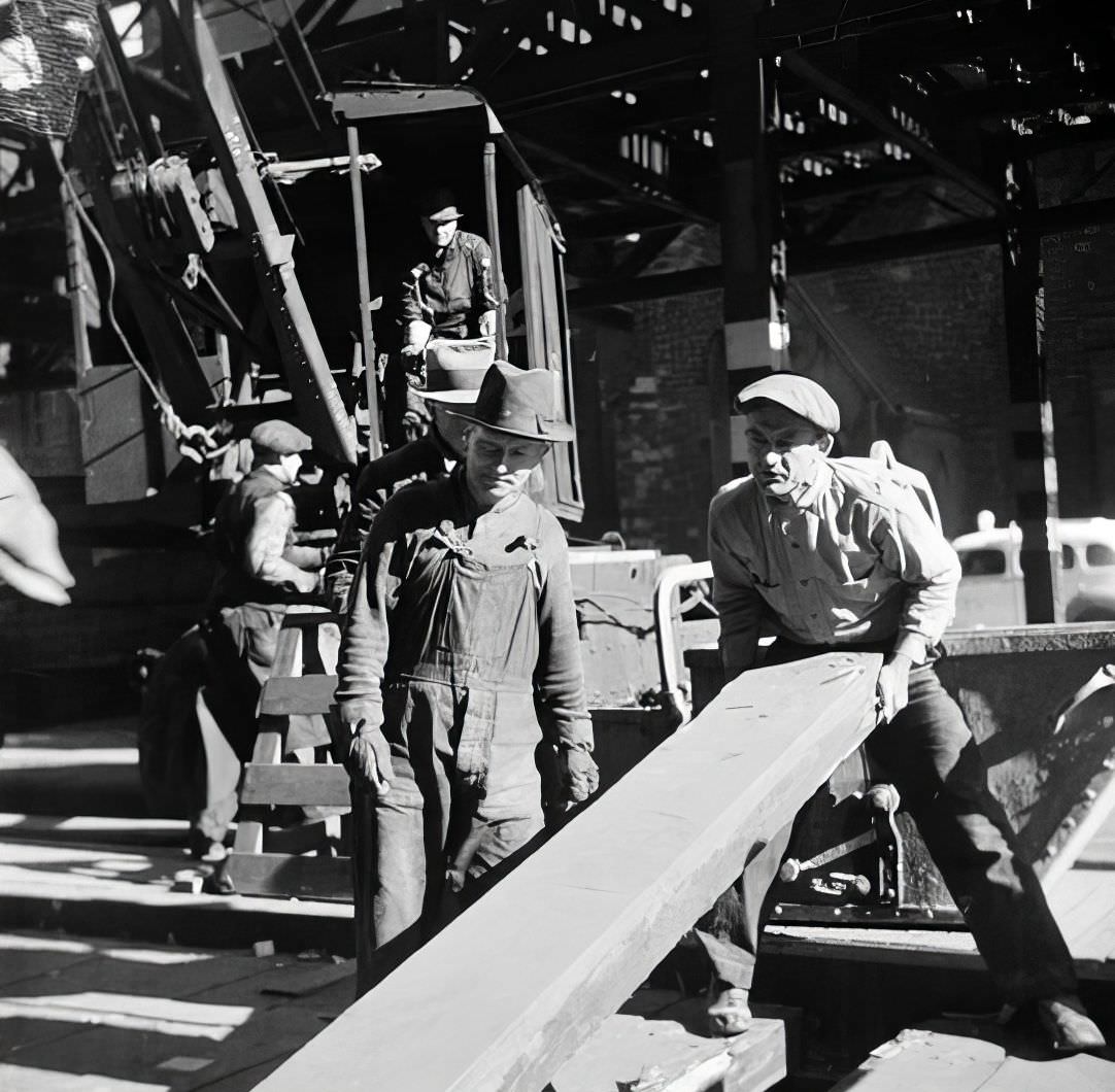 6th Avenue Subway Construction, 23rd Street, 1937.