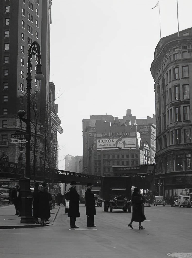 Street Scene on West 35th Street, 1935.