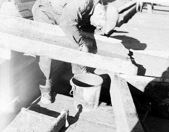 6th Avenue Subway Construction, 32nd Street, 1937.