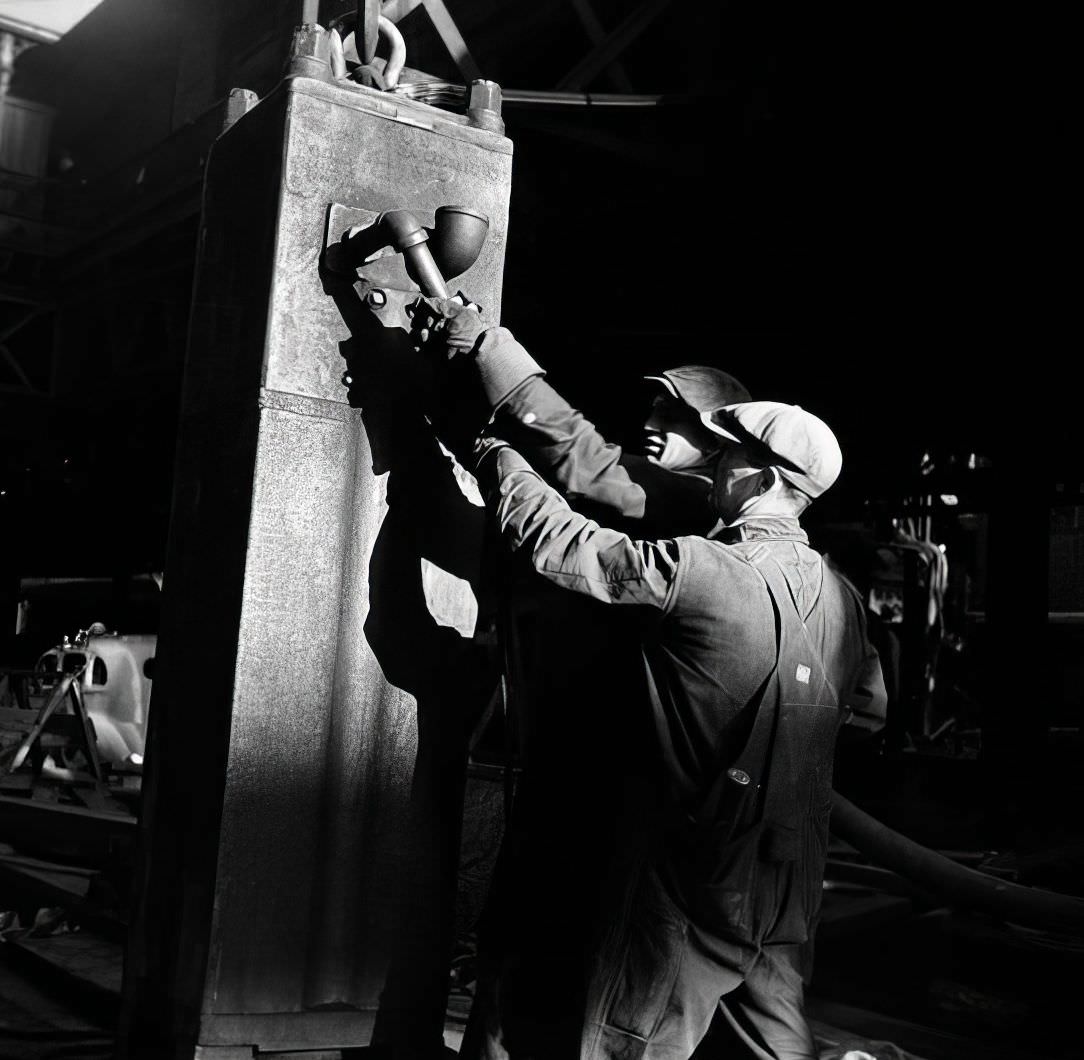 6th Avenue Subway Construction, 17th Street, 1937.